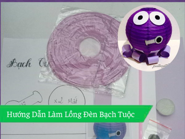 Hướng Dẫn Làm Lồng Đèn Bạch Tuộc